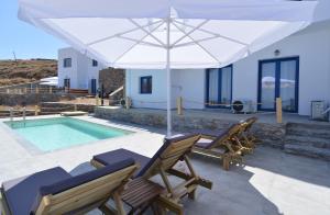 Imagen de la galería de Kea live in Blue Villa with Pool - Cyclades, en Melissaki
