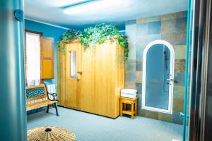 A bathroom at Hotel Valle De Izas