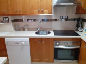Kuchyňa alebo kuchynka v ubytovaní Alquiler Vivienda Turística Fuengirola-Torreblanca Paseo Marítimo Nº 110