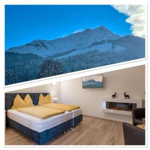 Widok na góry z tego apartamentu