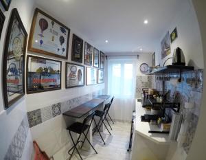 Kuchyň nebo kuchyňský kout v ubytování il Riccio B&B