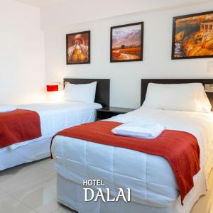 Cama ou camas em um quarto em Hotel Dalai