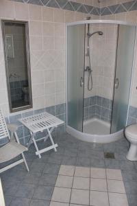 Koupelna v ubytování Apartments Sabadin