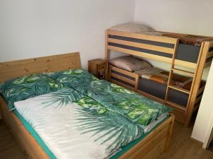 Postel nebo postele na pokoji v ubytování Traumhaus Flattnitz