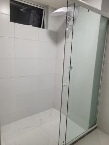 Ванна кімната в Espetacular Flat em Miramar 2