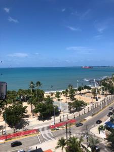 - Vistas a la playa y al océano en Stúdio Beira Mar 1004, en Fortaleza