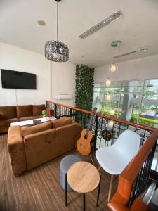 Ruang duduk di Bella Casa, Apt Casa de Parco closed to AEON and ICE BSD