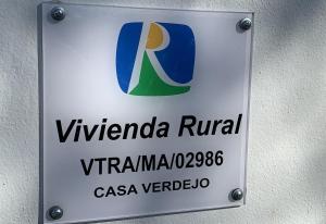 Certifikát, hodnocení, plakát nebo jiný dokument vystavený v ubytování Casa Verdejo