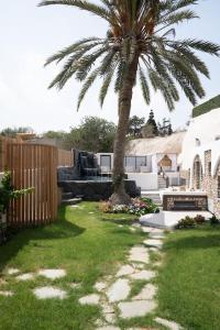 Zahrada ubytování Occhio Luxury Villas Santorini with private pool