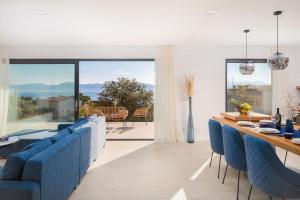 Χώρος καθιστικού στο Luxury Villa Azul Makarska with private pool