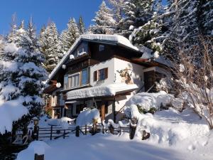 Obiekt Alm-Ferienhaus Gaisegg am Klippitztörl zimą