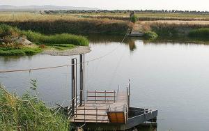 View of a river running close to the holiday home