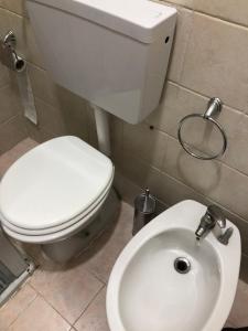 Koupelna v ubytování Dama HostelBB