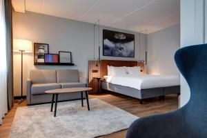 Postel nebo postele na pokoji v ubytování Radisson Blu Airport Hotel, Oslo Gardermoen
