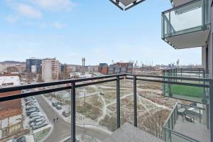 Balkón alebo terasa v ubytovaní Grand Apartments - Bastion Wałowa Modern Apartament Gdańsk