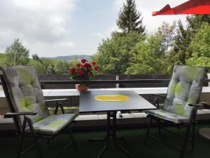 Balkón nebo terasa v ubytování Komfortable Wohnungen und Studio in Sankt Englmar
