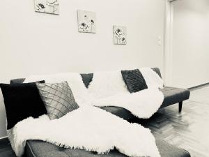 Ein Sitzbereich in der Unterkunft Acropolis Select Flat