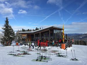 Skiing at the holiday home or nearby