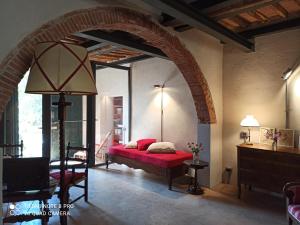 Posteľ alebo postele v izbe v ubytovaní Villa di Campagna Santa Giulia