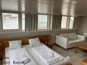 Letto o letti in una camera di Besidka