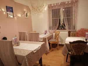 Posezení v ubytování Pension Nachtviole