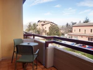 
A balcony or terrace at Hotel Pennile
