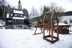 Rakouská vila v zime