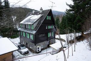 Rakouská vila v zime