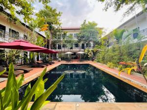Bazén v ubytování Angkor Tiger Resort nebo v jeho okolí