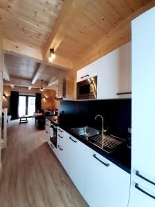 Kuchyňa alebo kuchynka v ubytovaní Alpenchalets Nassfeld