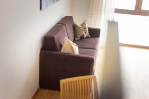 A seating area at Ferienwohnung Flanuf