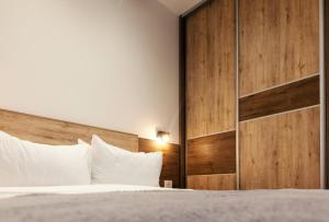 Krevet ili kreveti u jedinici u okviru objekta Per silvas apartman i spa