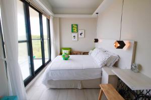 Cama o camas de una habitación en 嵵裡仙人掌海景民宿Ocean view room
