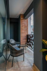 Area soggiorno di Bridge Hotel