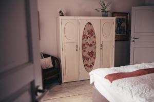 Postel nebo postele na pokoji v ubytování Apartmány Rudík