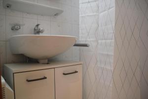 Koupelna v ubytování Haus Lina