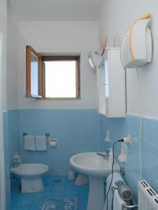 Ένα μπάνιο στο Casa Rachele