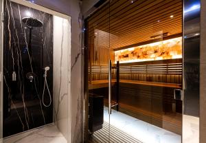 Koupelna v ubytování Hotel Grand City Wrocław