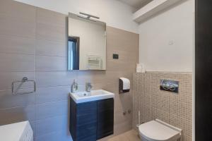 Koupelna v ubytování Villa Volimten