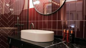 Koupelna v ubytování JovA Hotel Boutique