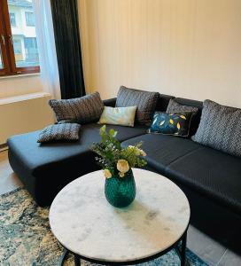 Posezení v ubytování Ferienwohnung Emma an der Romantischen Straße