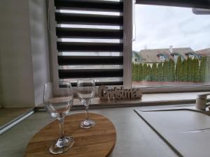 Balkón nebo terasa v ubytování Lotus Apartman II