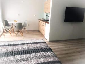 TV a/nebo společenská místnost v ubytování Apartament Konin Prestige
