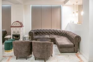 Posezení v ubytování Lingos Hotel