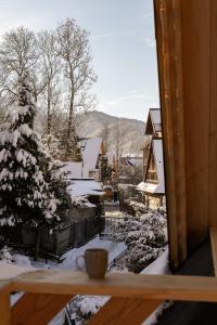 Obiekt Tatra Chalet Krupówki 77A zimą