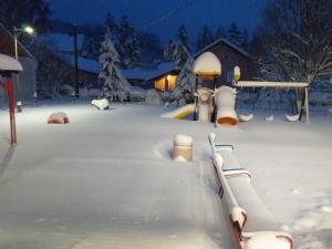 Apartman Ivan durante o inverno