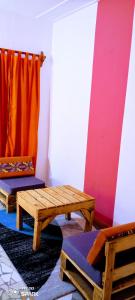 Posezení v ubytování Akwa Guesthouse Cotonou