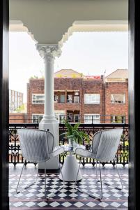 Rõdu või terrass majutusasutuses Hotel Challis Potts Point