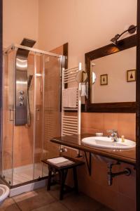 Koupelna v ubytování HOTEL TREVI Palazzo Natalini