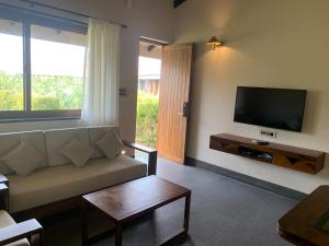 TV a/nebo společenská místnost v ubytování Viveda Wellness Resort